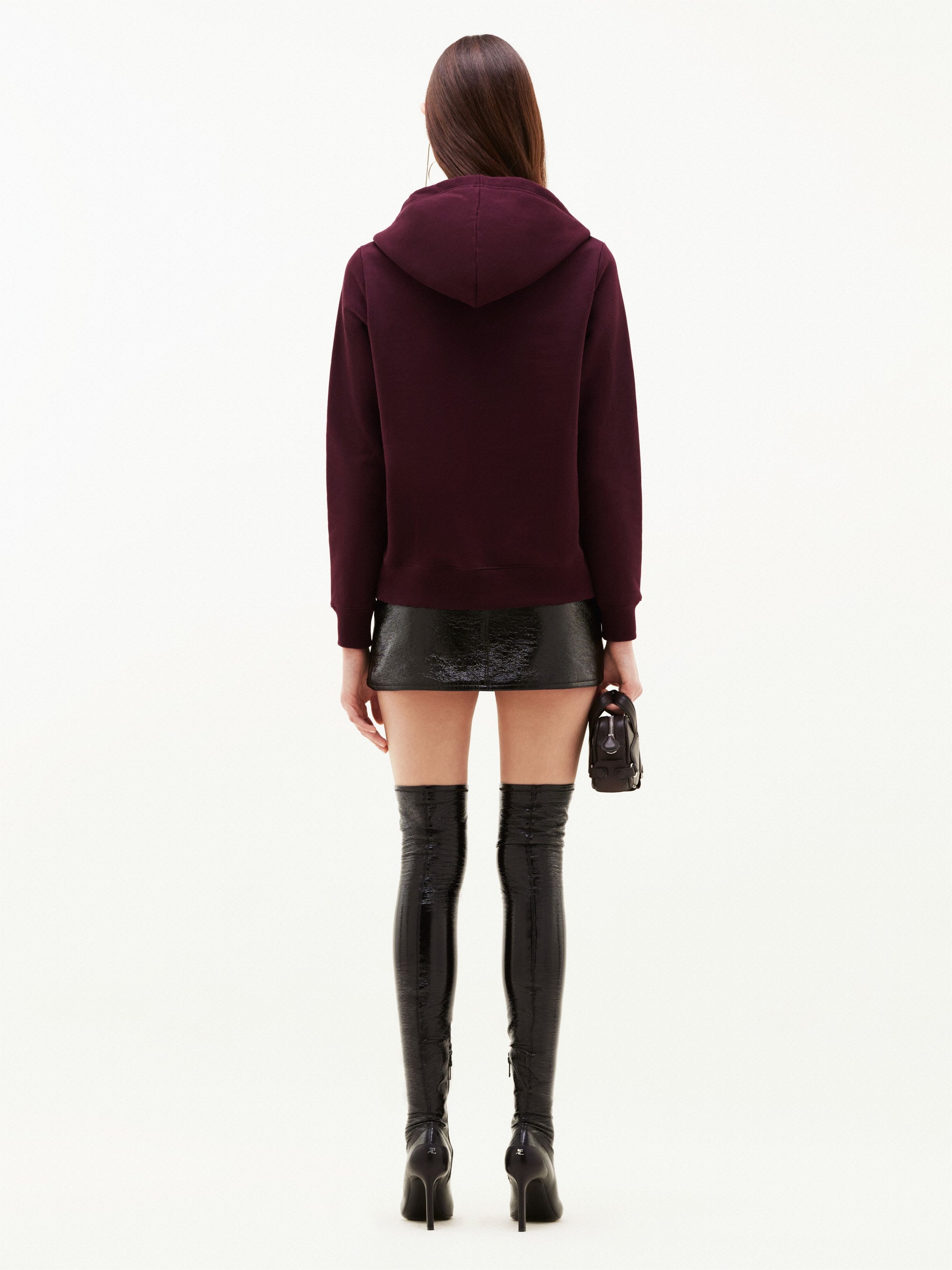 Classic fleece Hoodie - Burgundy