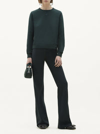 Swallow fleece Sweatshirt - Dark Green