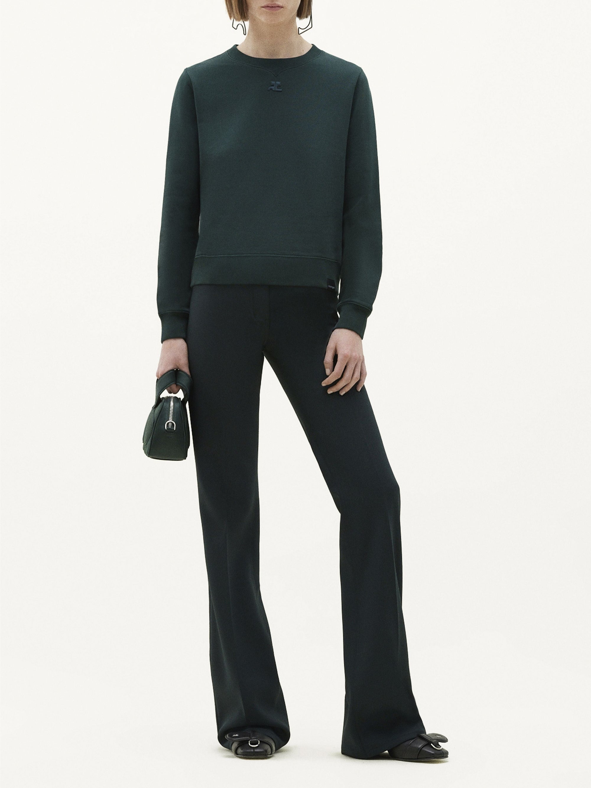 Swallow fleece Sweatshirt - Green