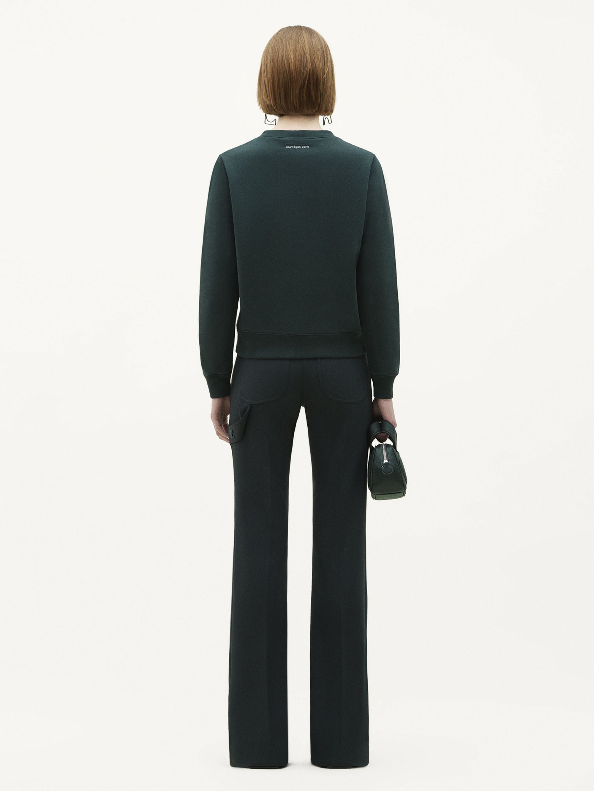 Swallow fleece Sweatshirt - Dark Green