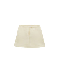 Vinyl mini Skirt - Yellow