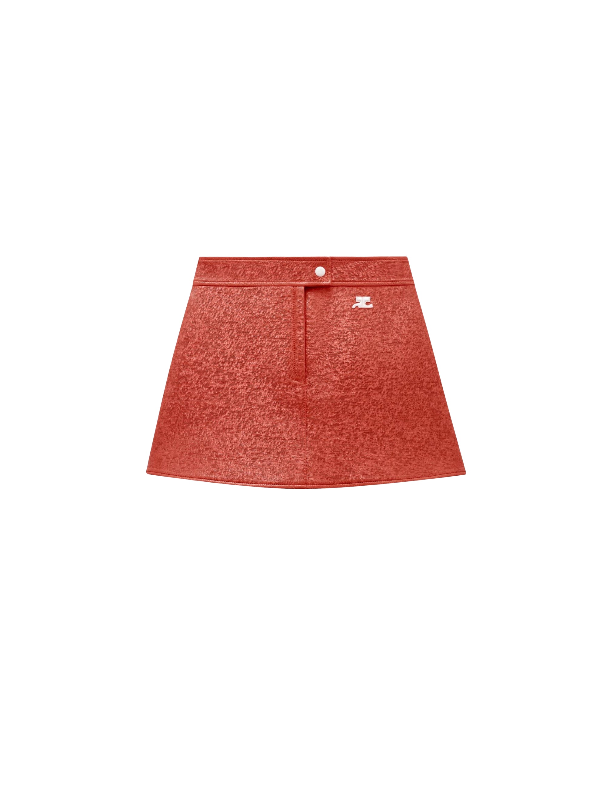 Vinyl mini Skirt - Red