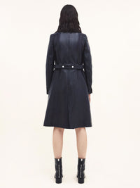 Iconic vinyl Coat - Blue