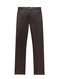 5 pocket vinyl Pant - Brown