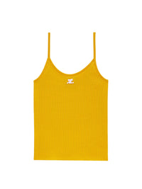 Round neck T-shirt - Ocre