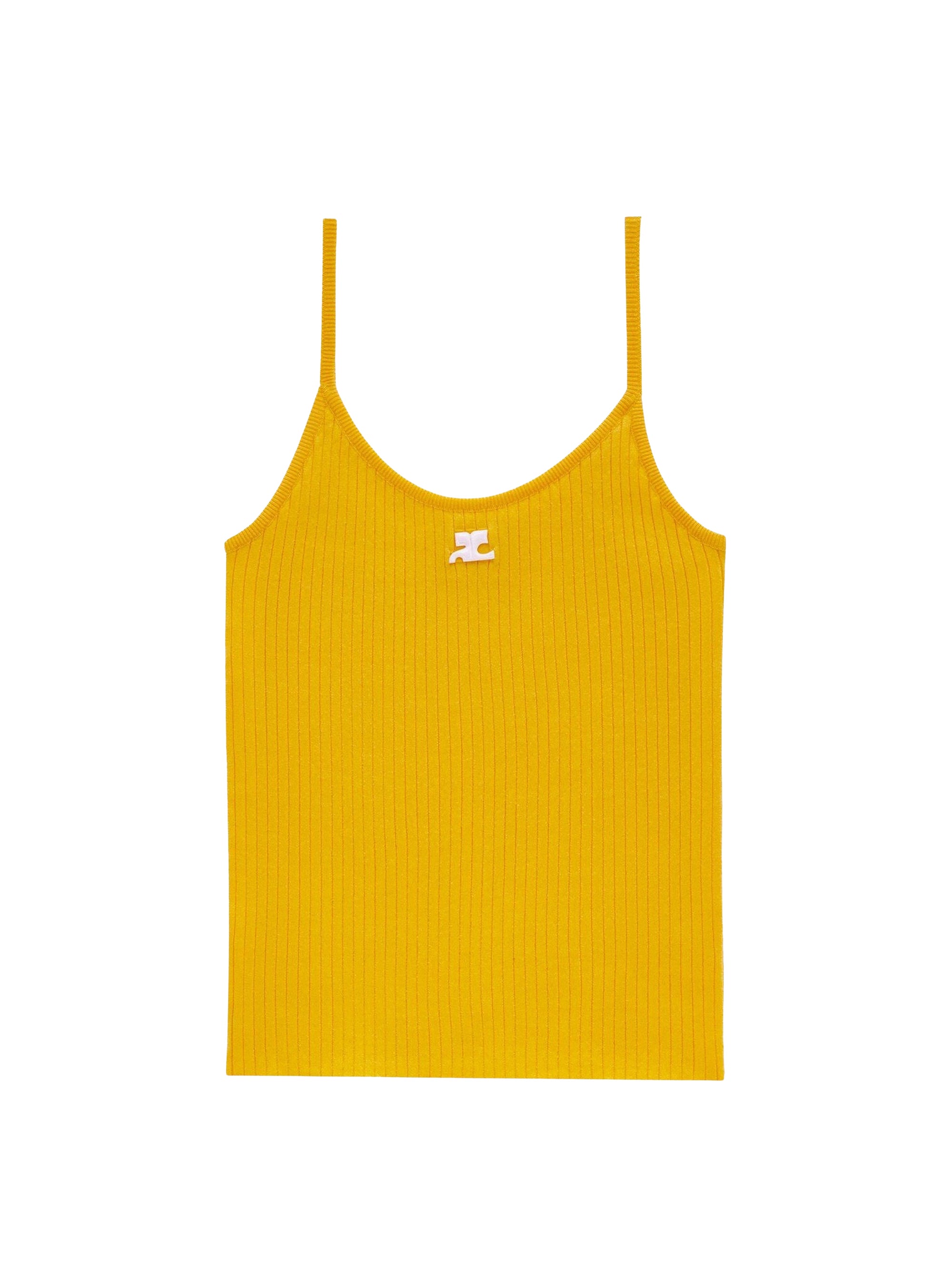 Round neck T-shirt - Ocre