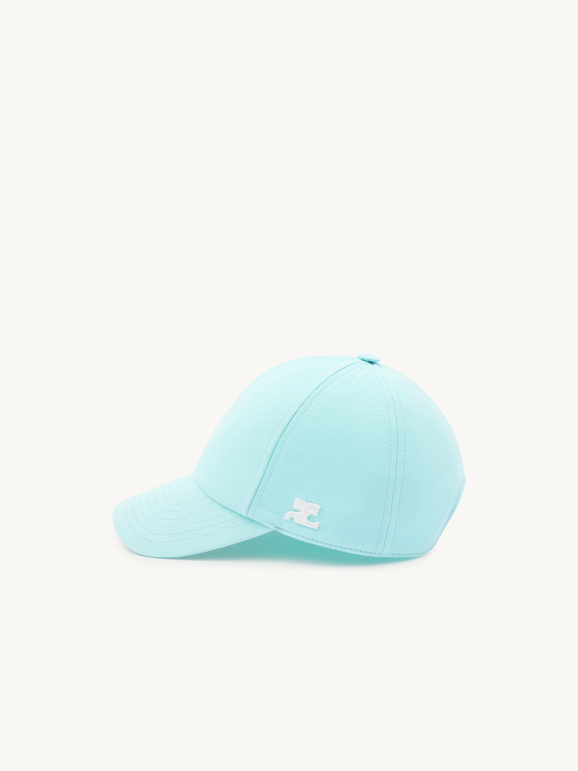 Cotton signature Cap - Turquese