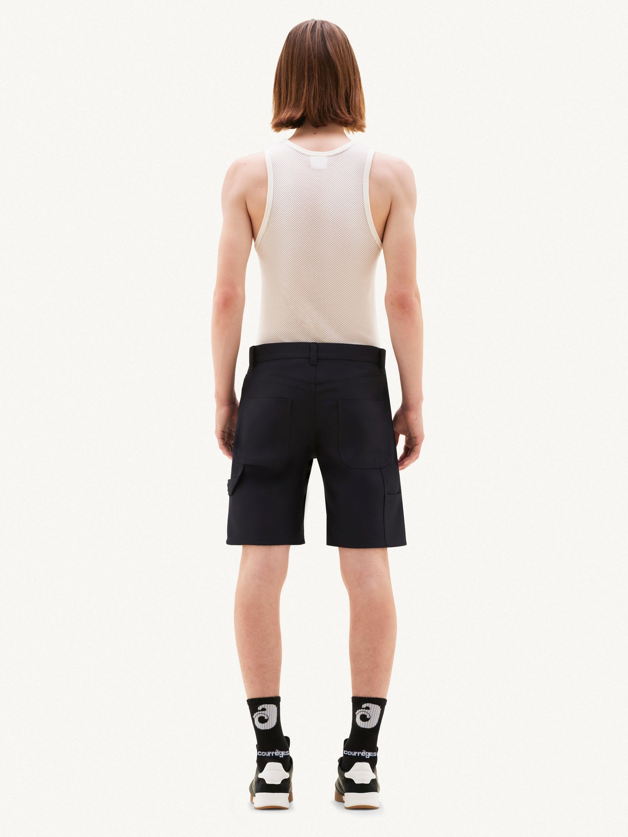 Retro twill hammer Short - Black