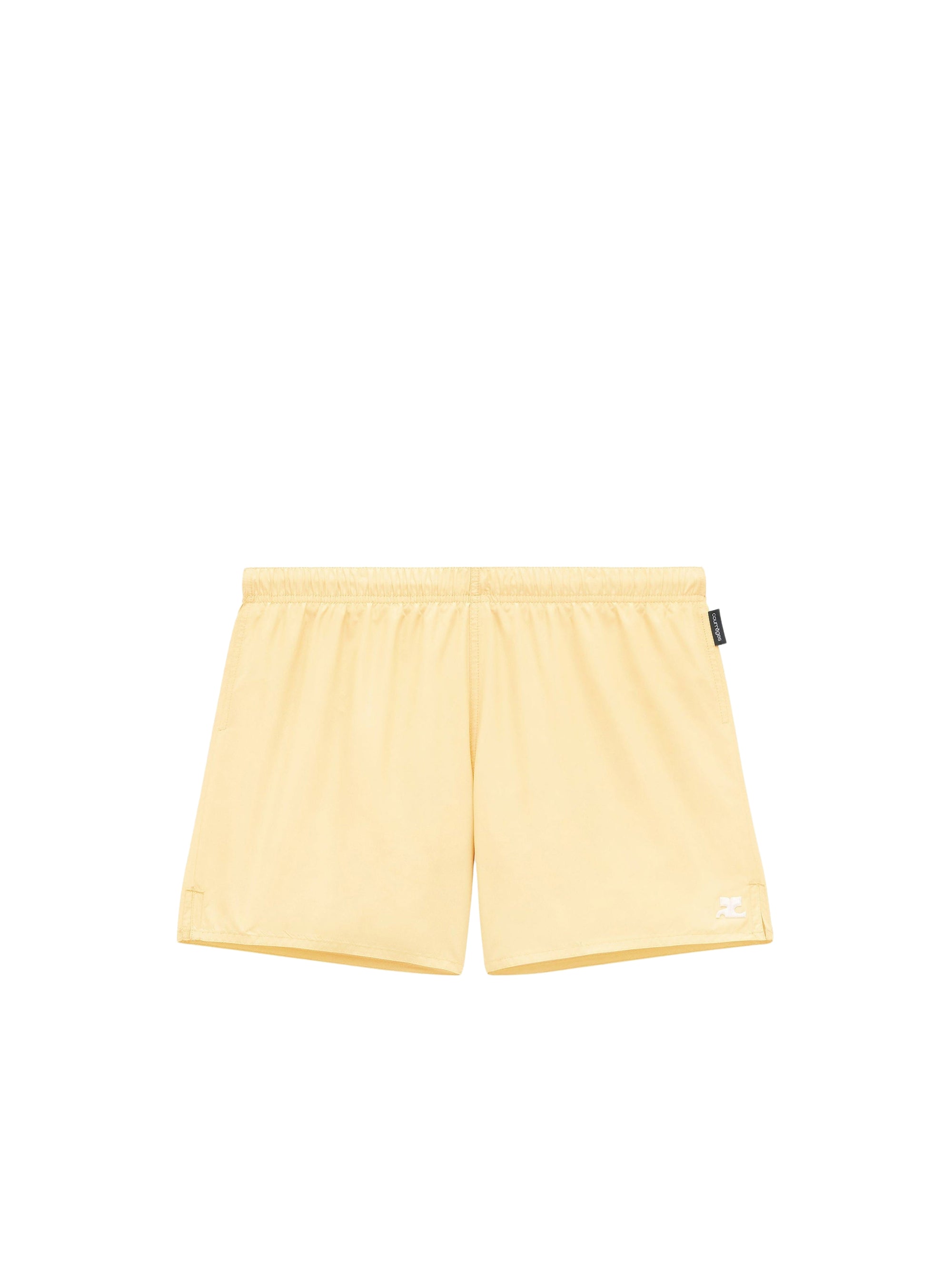 AC nylon logo swim Short - Yellow