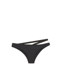Asymmetrical Bikini Bottom - Black