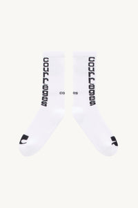 Shell Socks - Blanc Optique & Noir