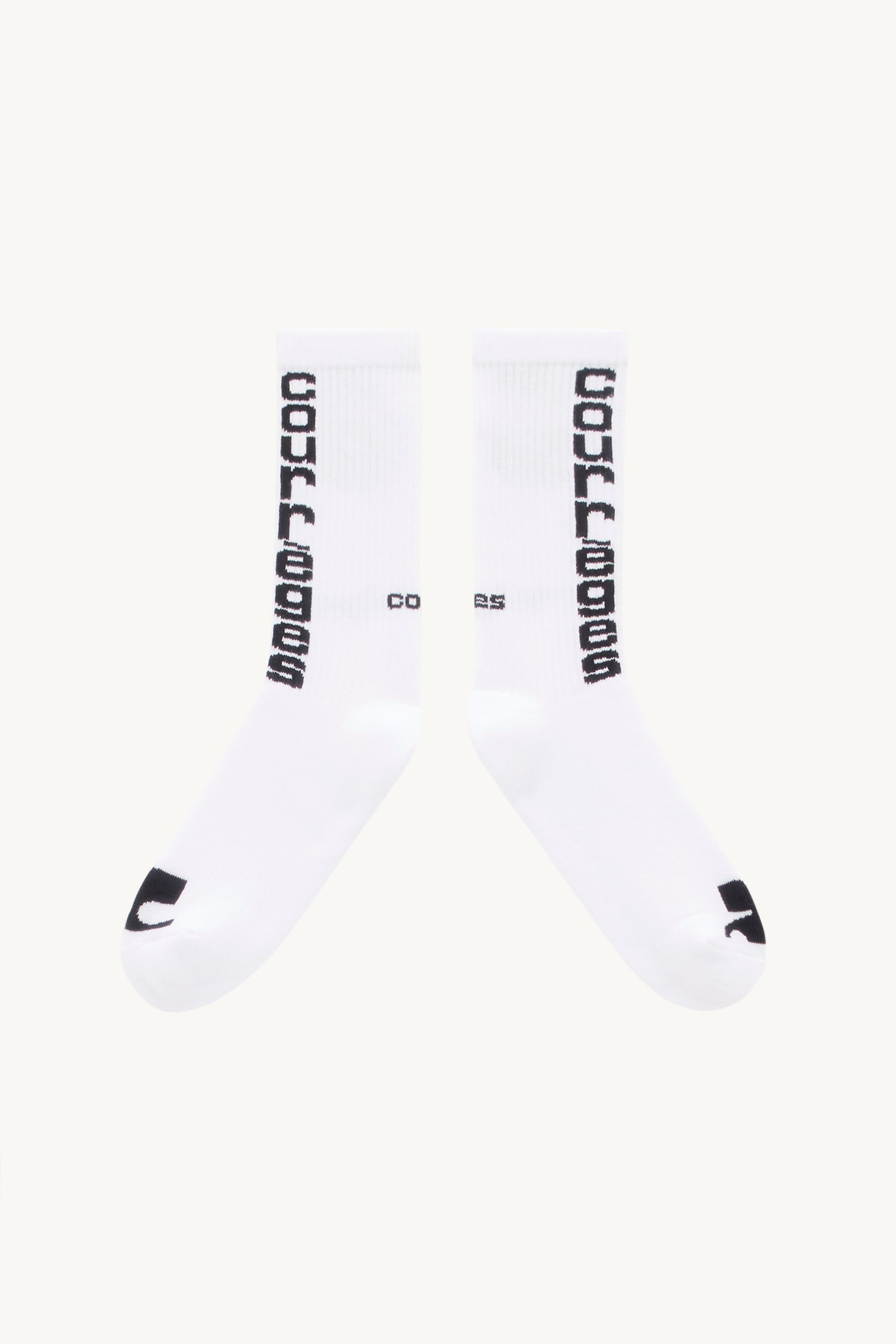 Shell Socks - Blanc Optique & Noir