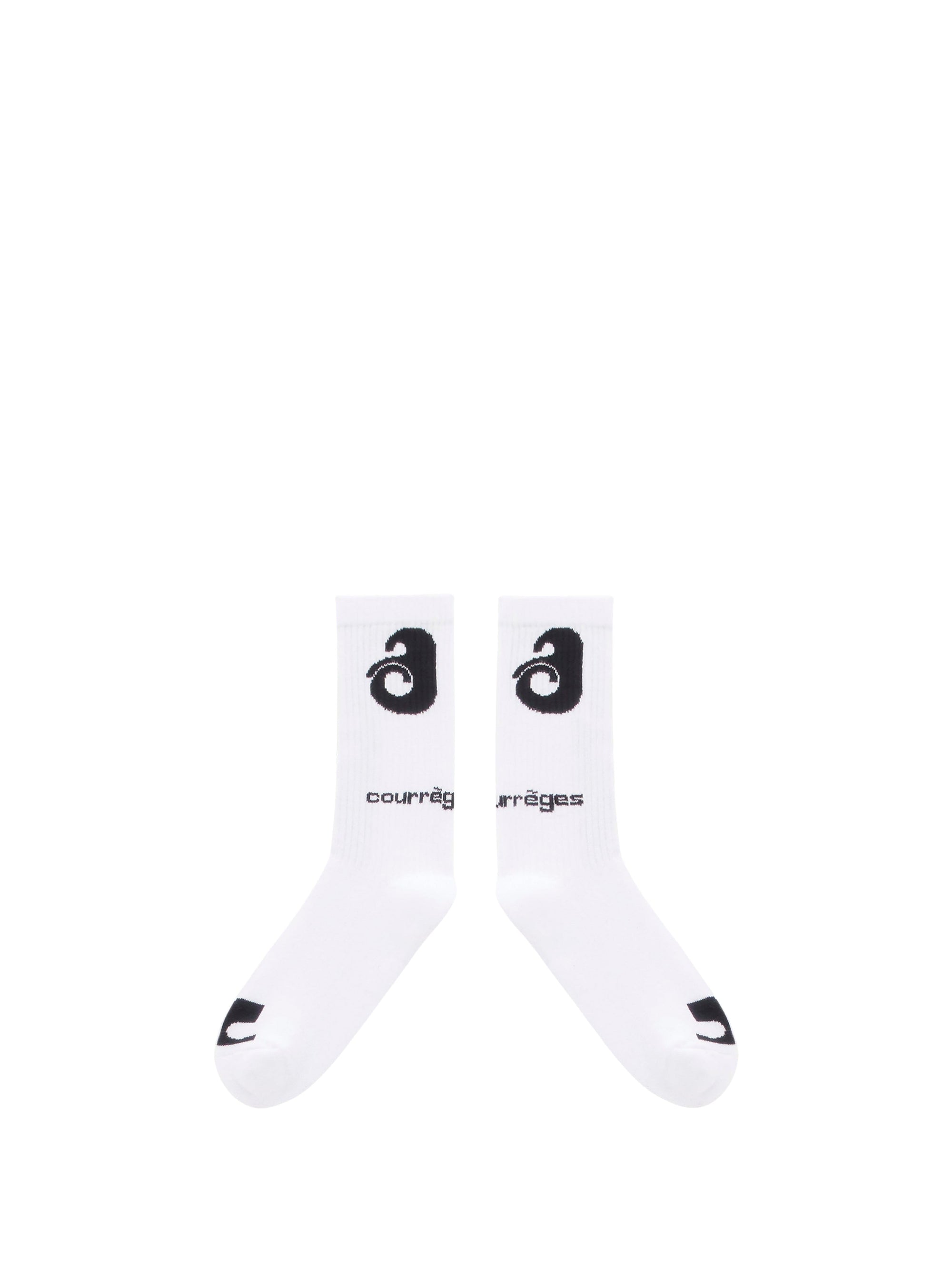 Shell Socks - Blanc Optique & Noir