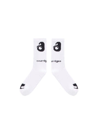 Shell Socks - Blanc Optique & Noir