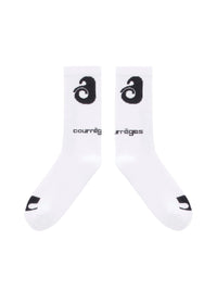 Shell Socks - Blanc Optique & Noir