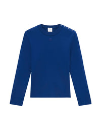 Knit fasteners Sweater - Blue