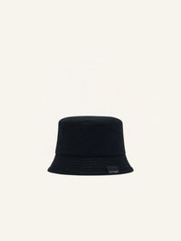 Signature cotton bucket Hat - Black