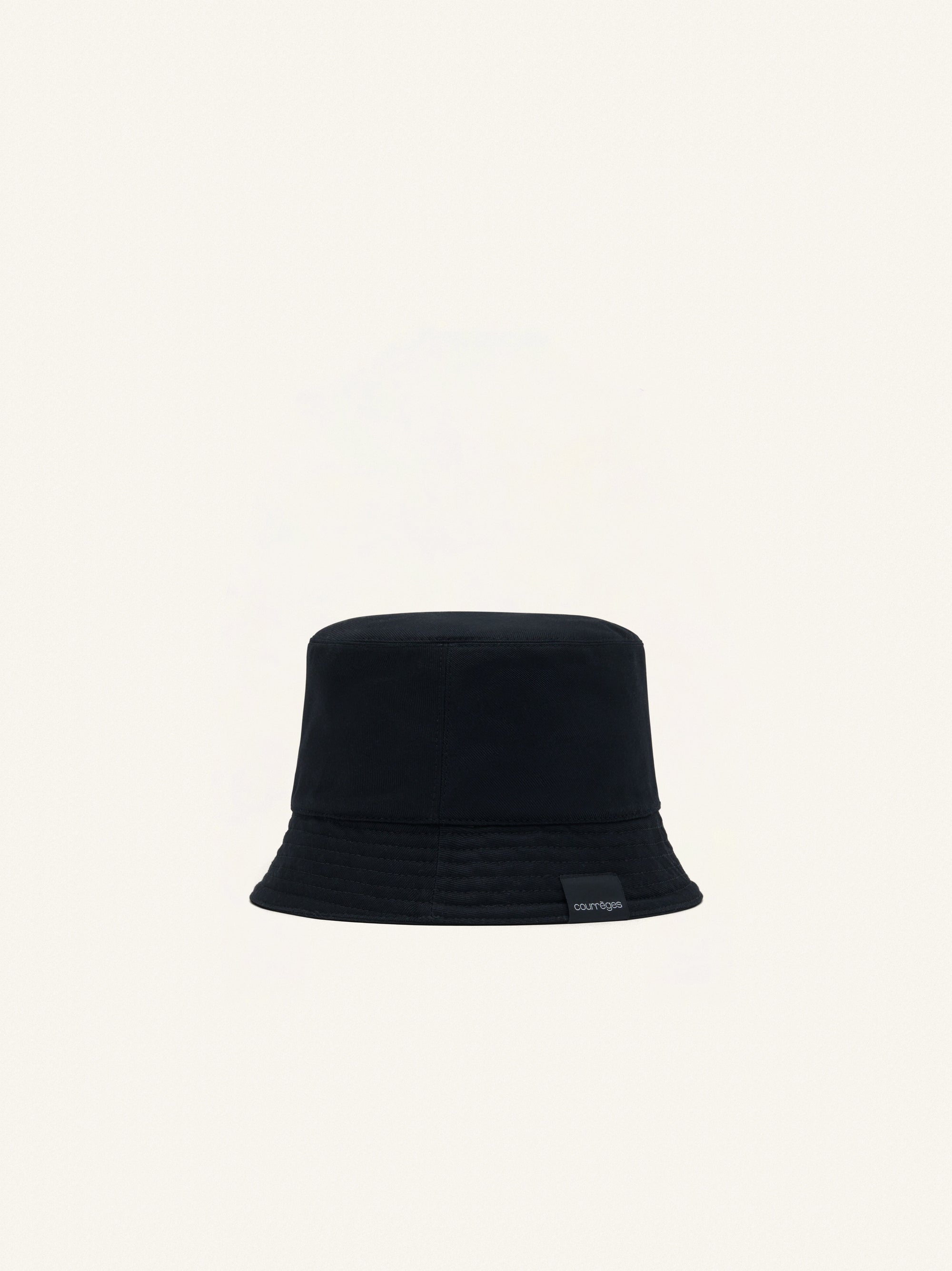 Signature cotton bucket Hat - Black