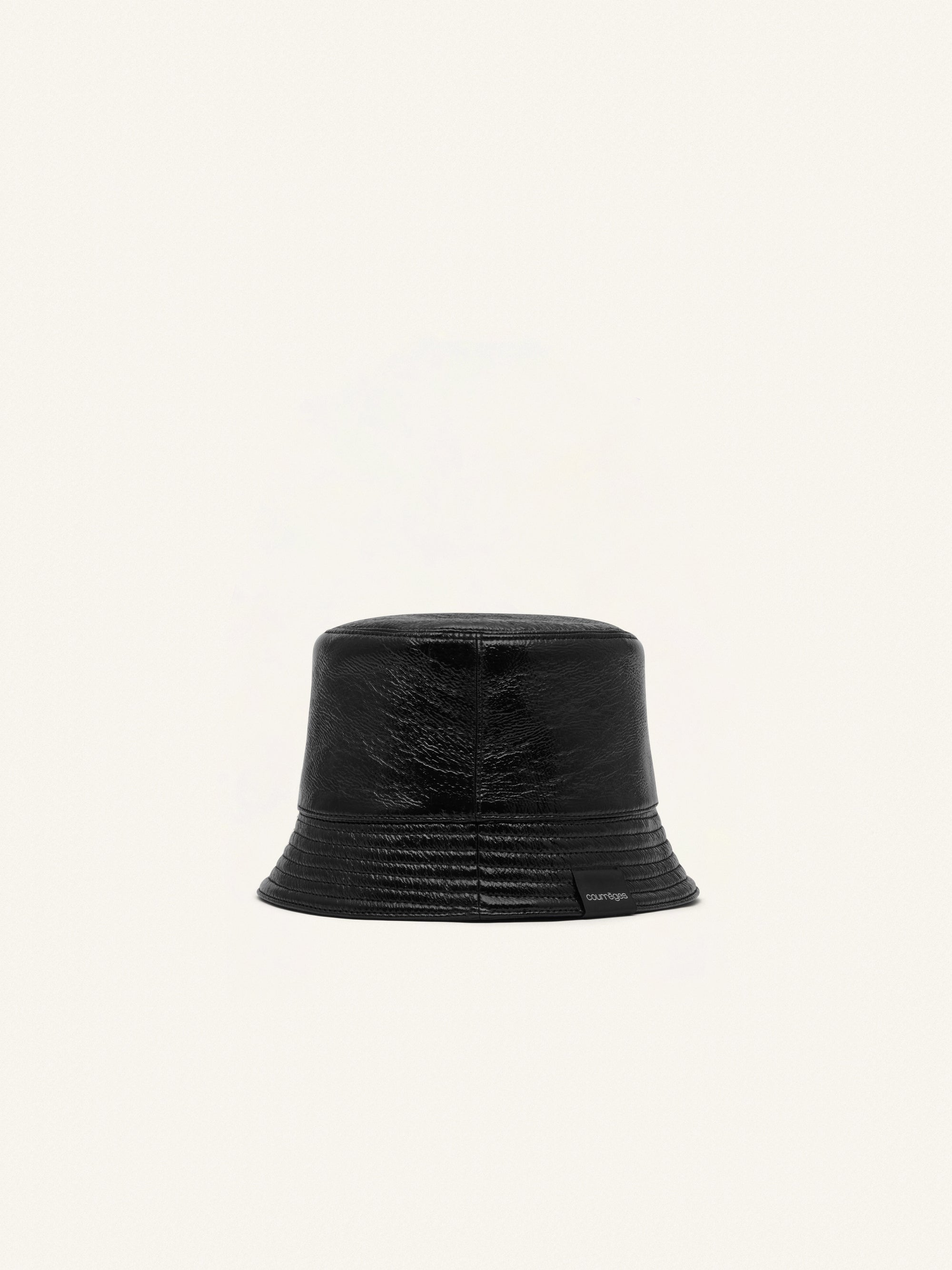 Signature vinyl bucket Hat - Black