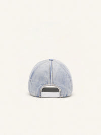 Signature blue denim Cap - Light Blue Wash