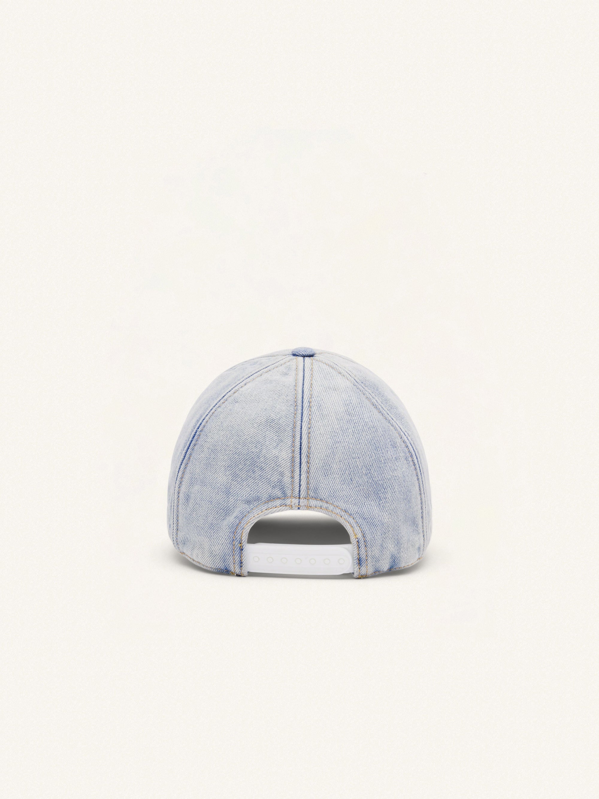 Signature blue denim Cap - Light Blue Wash