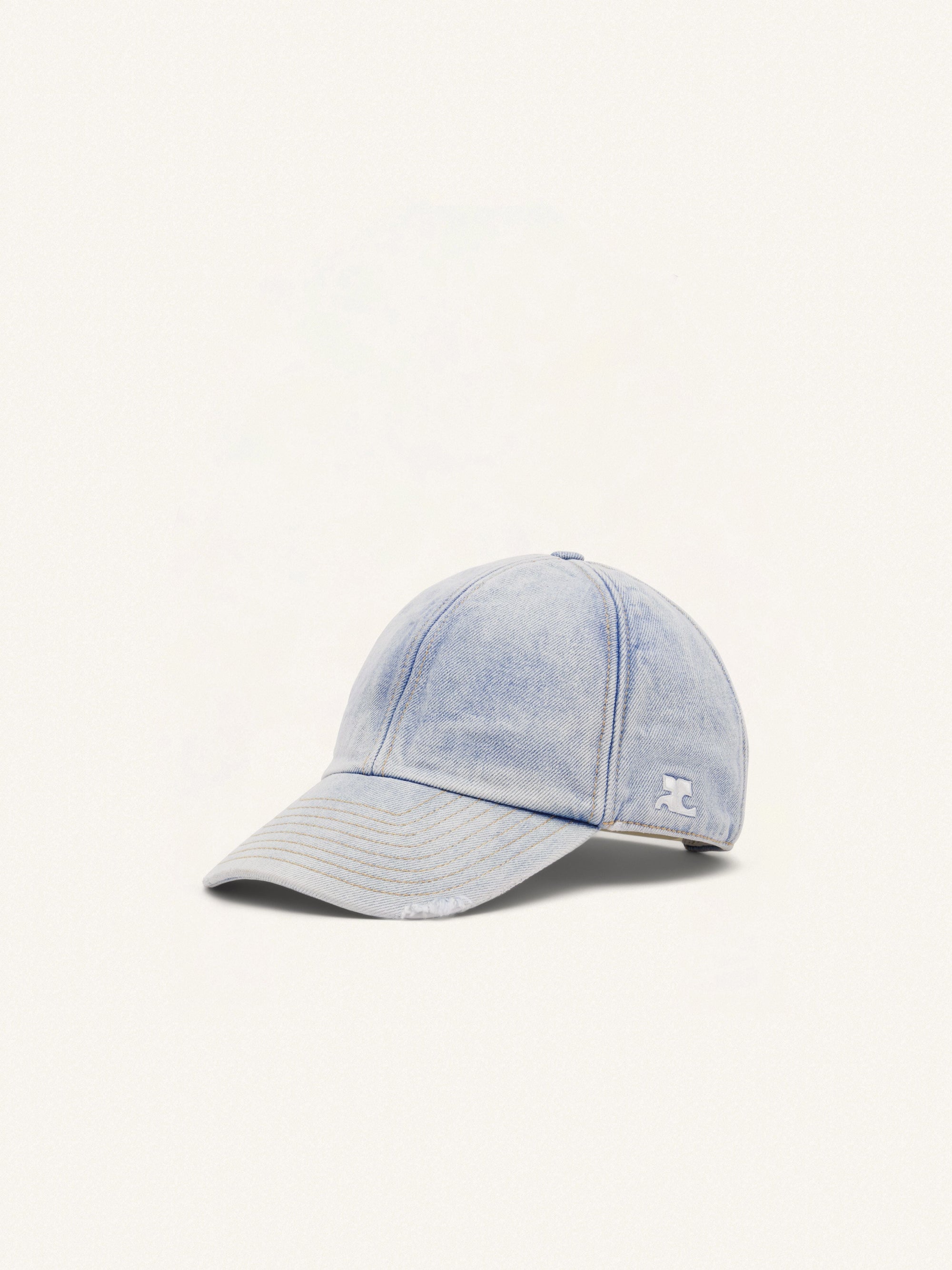 Signature blue denim Cap - Light Blue Wash