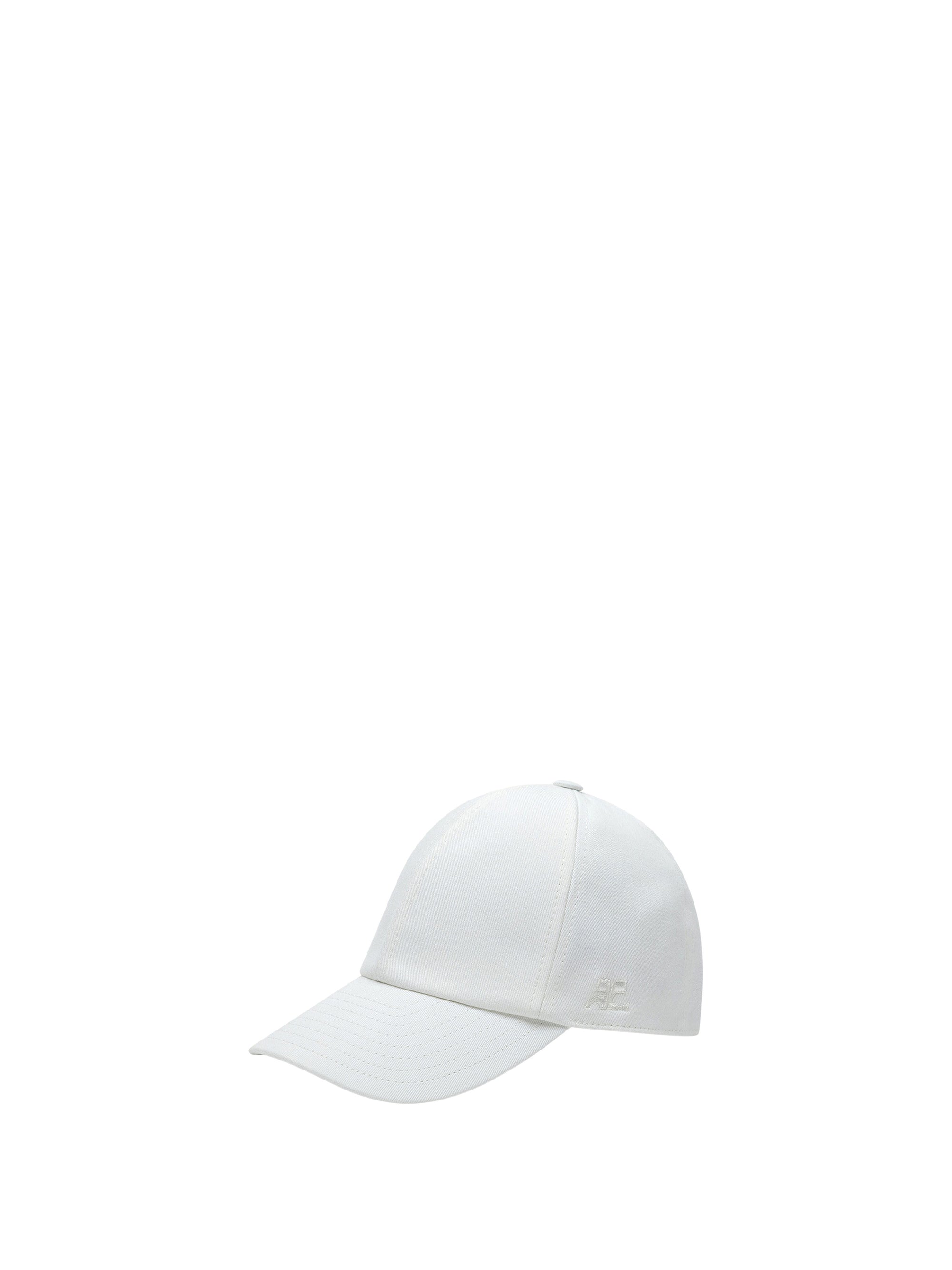 Signature AC cotton Cap - White