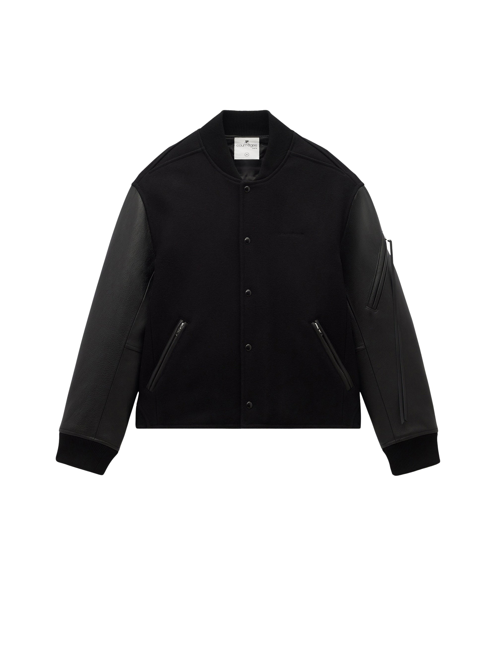 Baseball teddy Jacket - Black