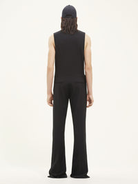 Multi snaps wool Jumpsuit - Black