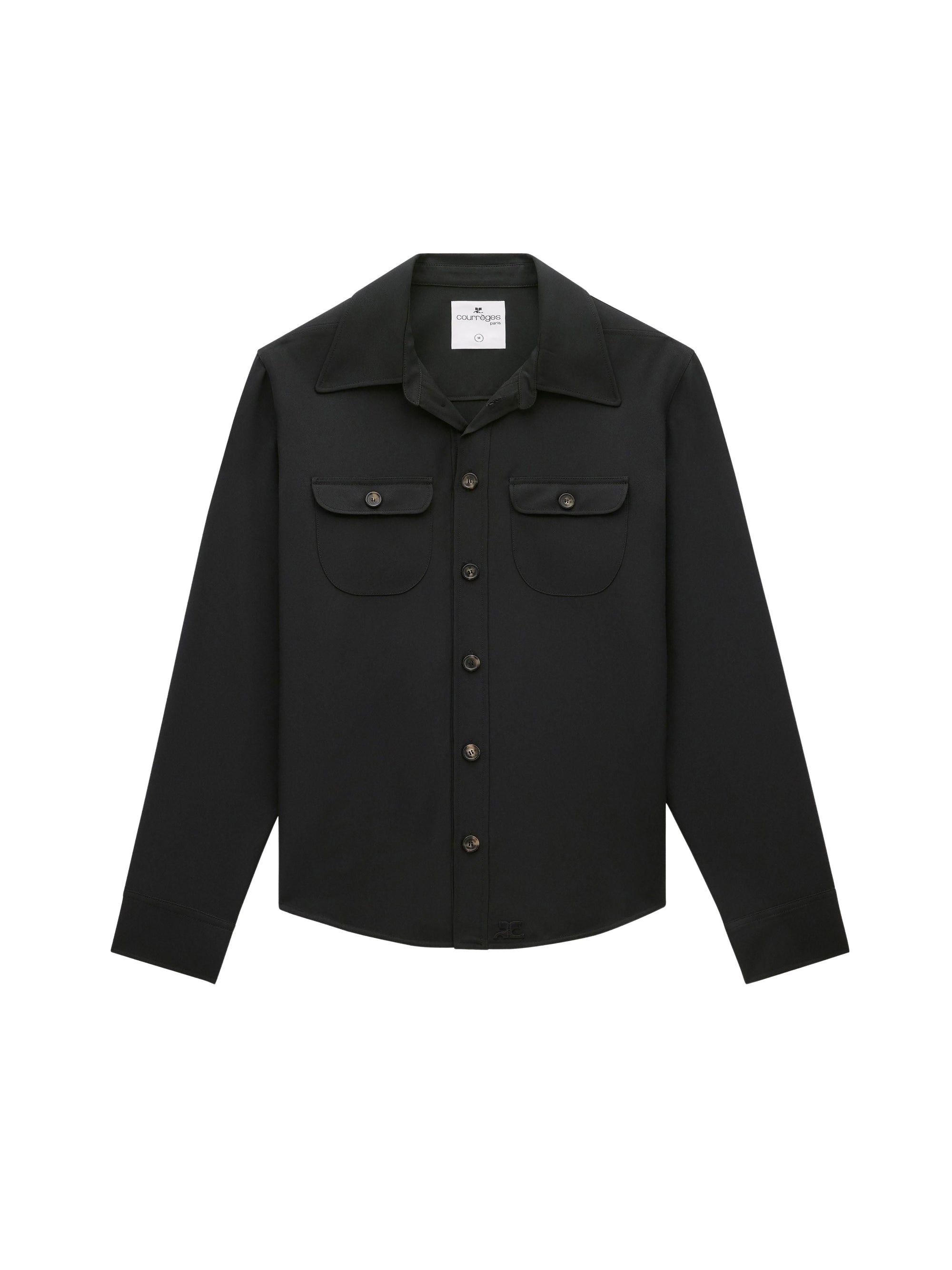Western twill Shirt - Black