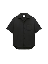 Skater retro twill Sweater - Black