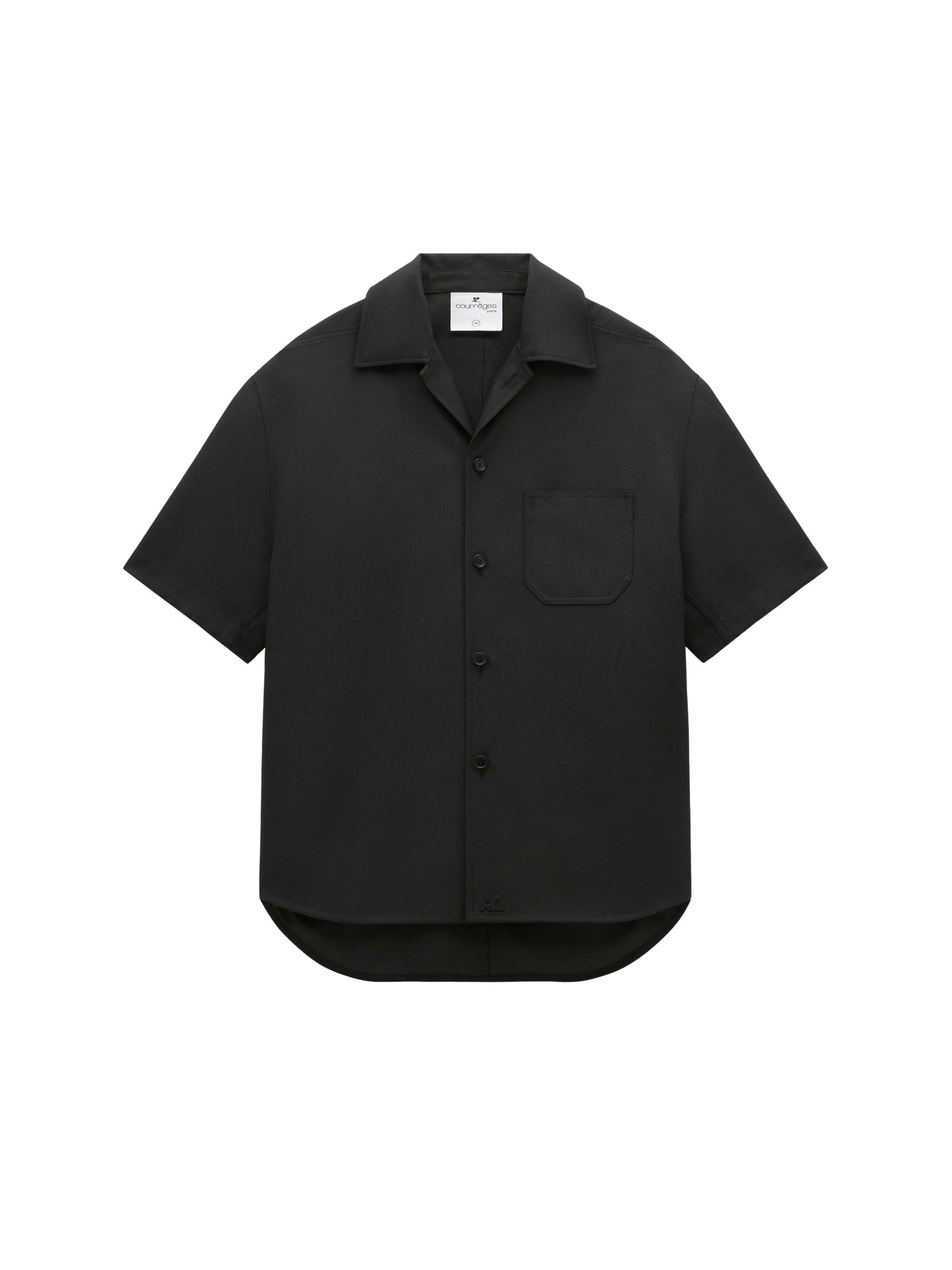 Skater retro twill Sweater - Black