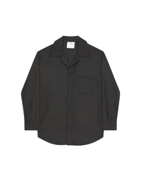 Retro twill oversized Shirt - Black