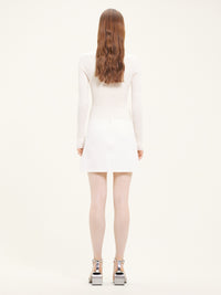 Ellipse twill mini Skirt - Heritage White