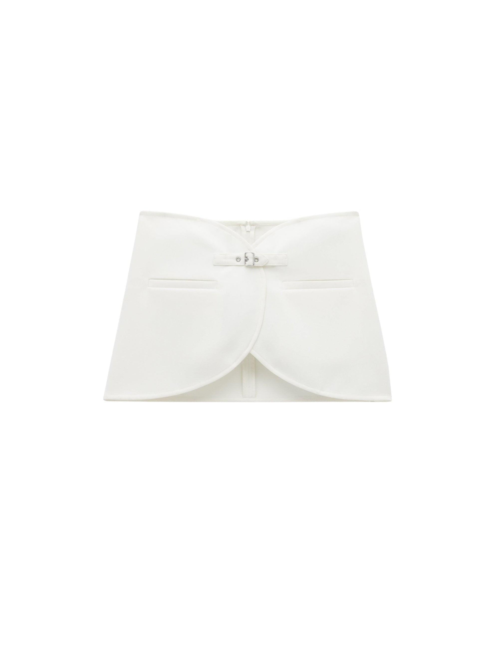 Ellipse twill mini Skirt - Heritage White