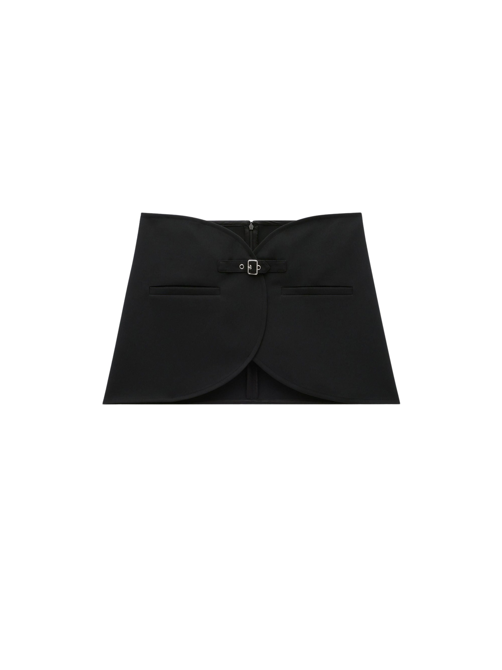 Ellipse twill mini Skirt - Black