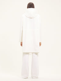 Military cotton parka - White