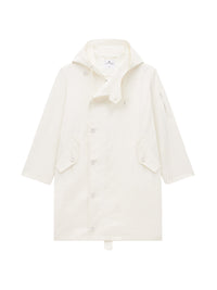 Military cotton parka - White