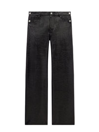 Sailor vinyl baggy Pant - Black