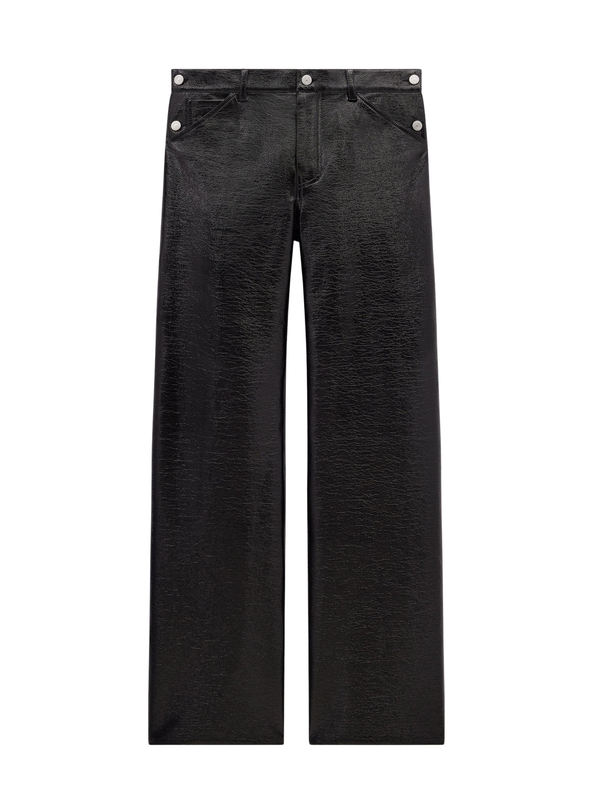 Sailor vinyl baggy Pant - Black