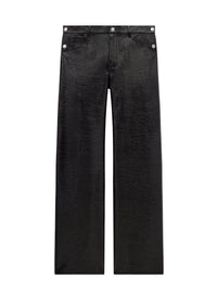Sailor vinyl baggy Pant - Black