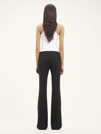 Twist tailored wool Pant - Black