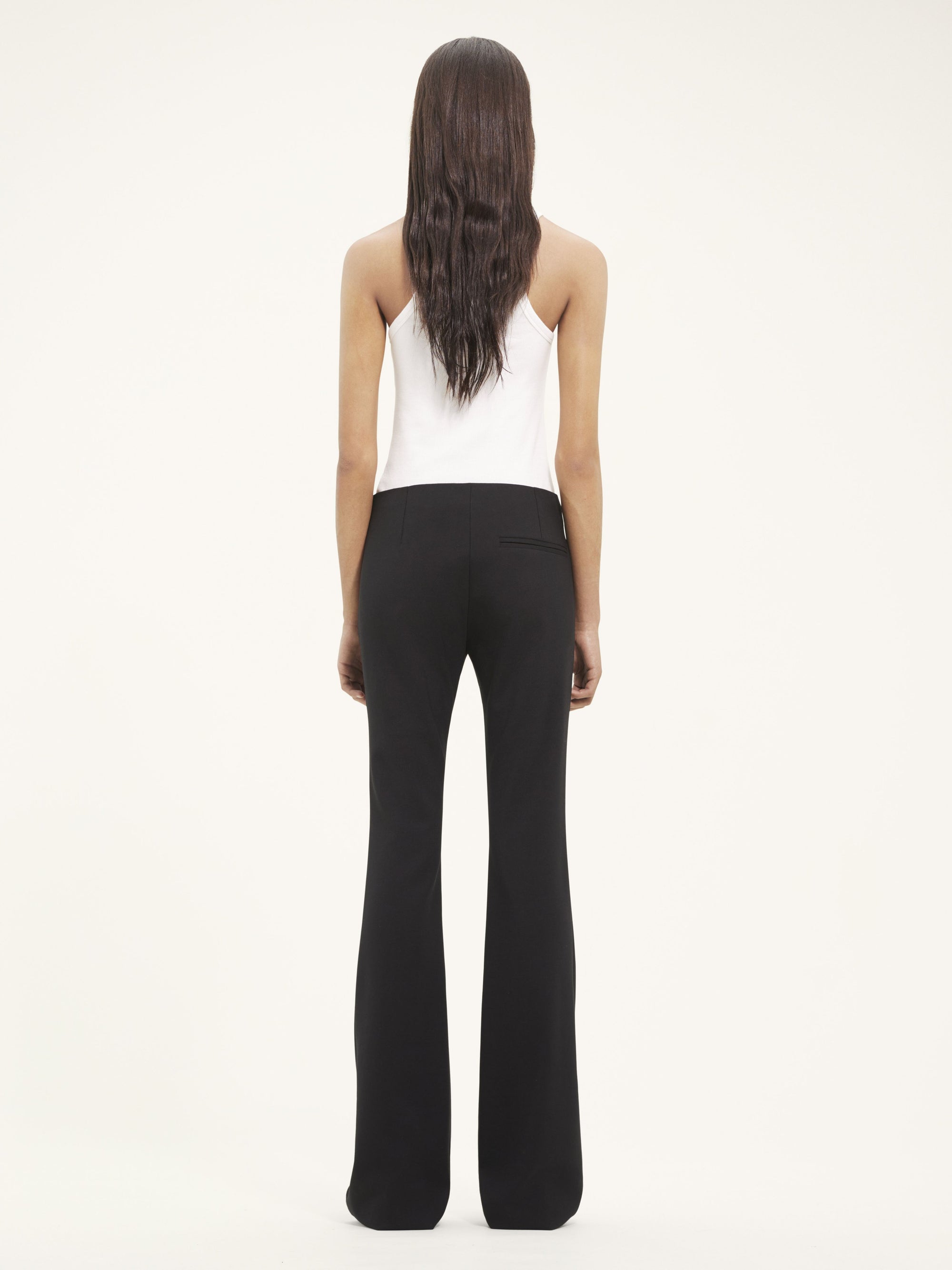 Twist tailored wool Pant - Black