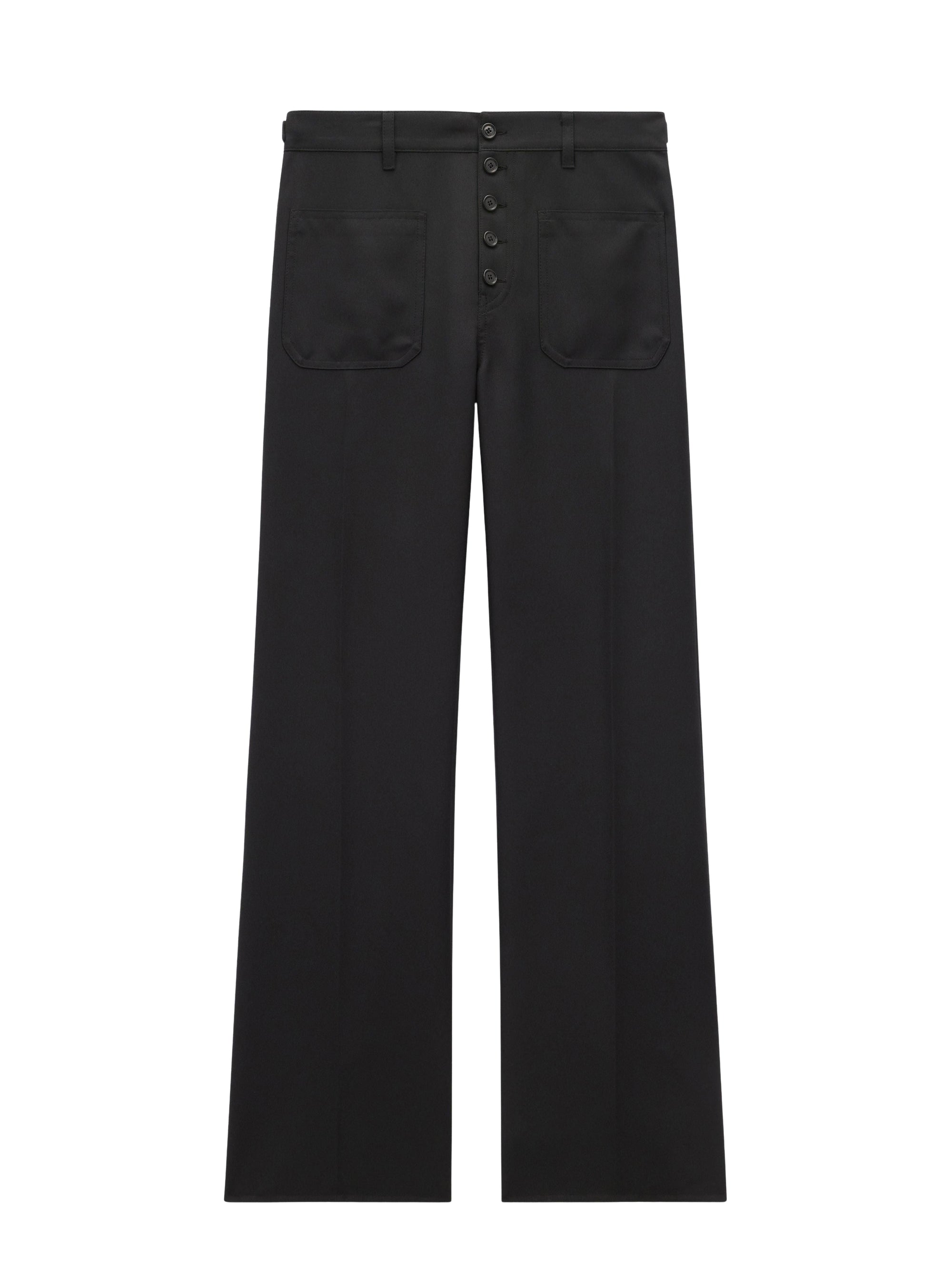 Multiflex light twill baggy Pant - Black