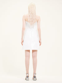 Ellipse vinyl Dress - White