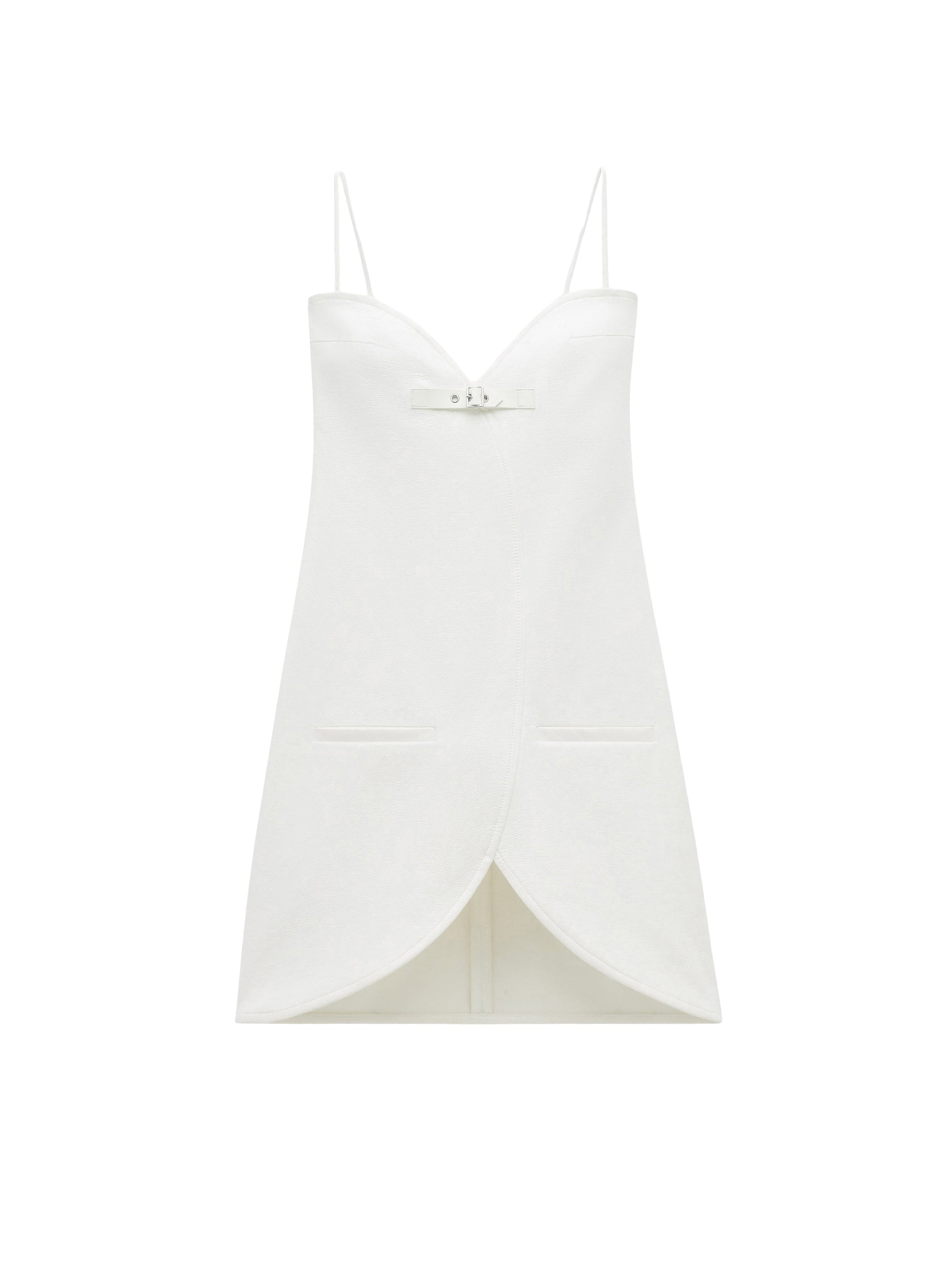 Ellipse vinyl Dress - White