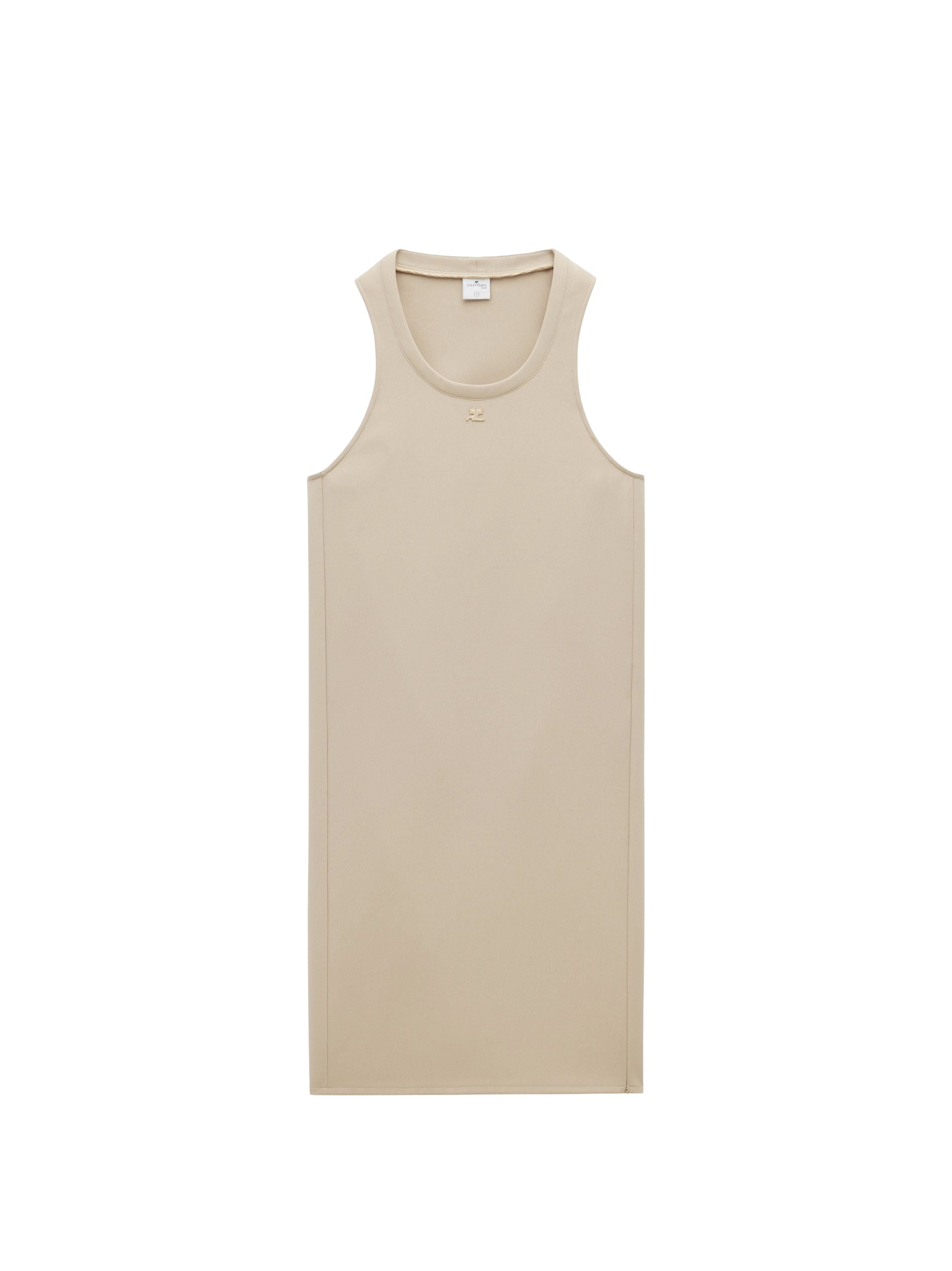 Holistic twill long Dress - Sand