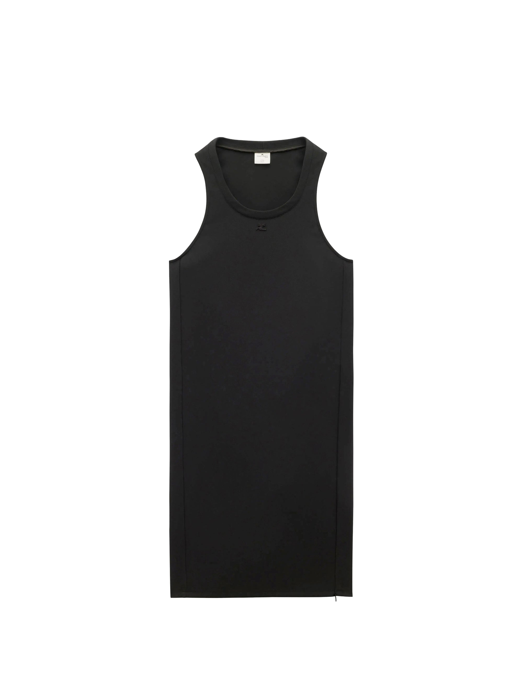 Holistic twill long Dress - Black