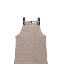 Sailor buckle checked Top - Brown
