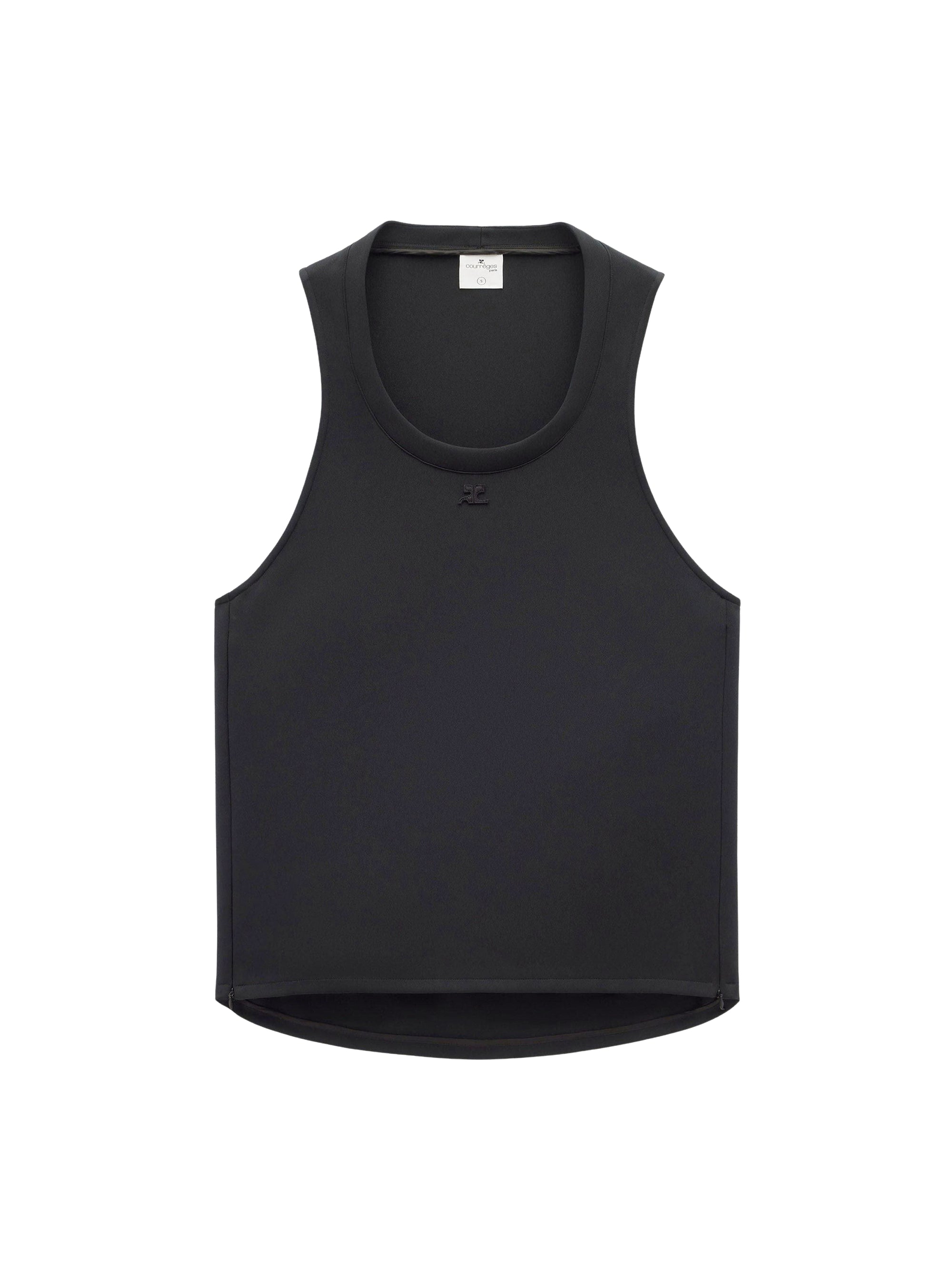 Holistic oversized twill Top - Black